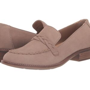 Earth Leather Slip on Loafers Womens 10W Wide Width Shoe
